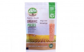 Go Earth Organic Red Lentil Split   Pack  200 grams